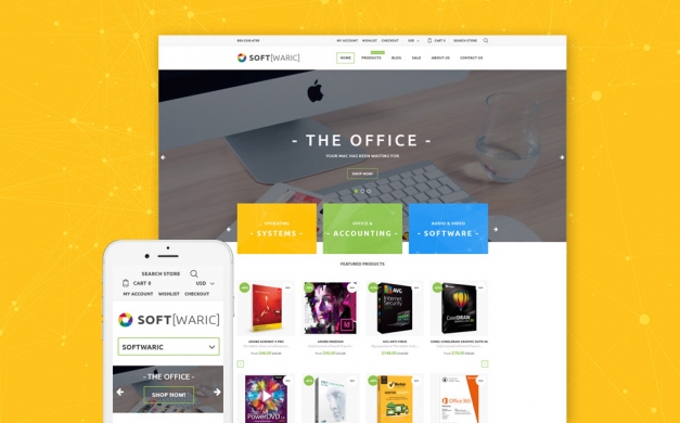 Software Store Responsive